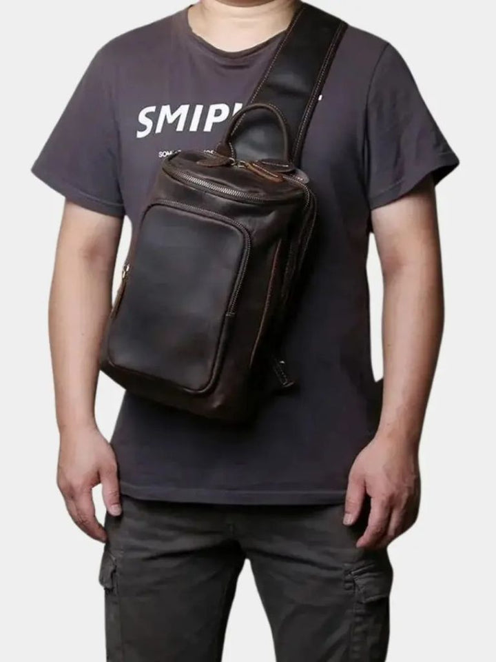 Contemporary Box Style Shoulder Bag Palm Beach Boutique