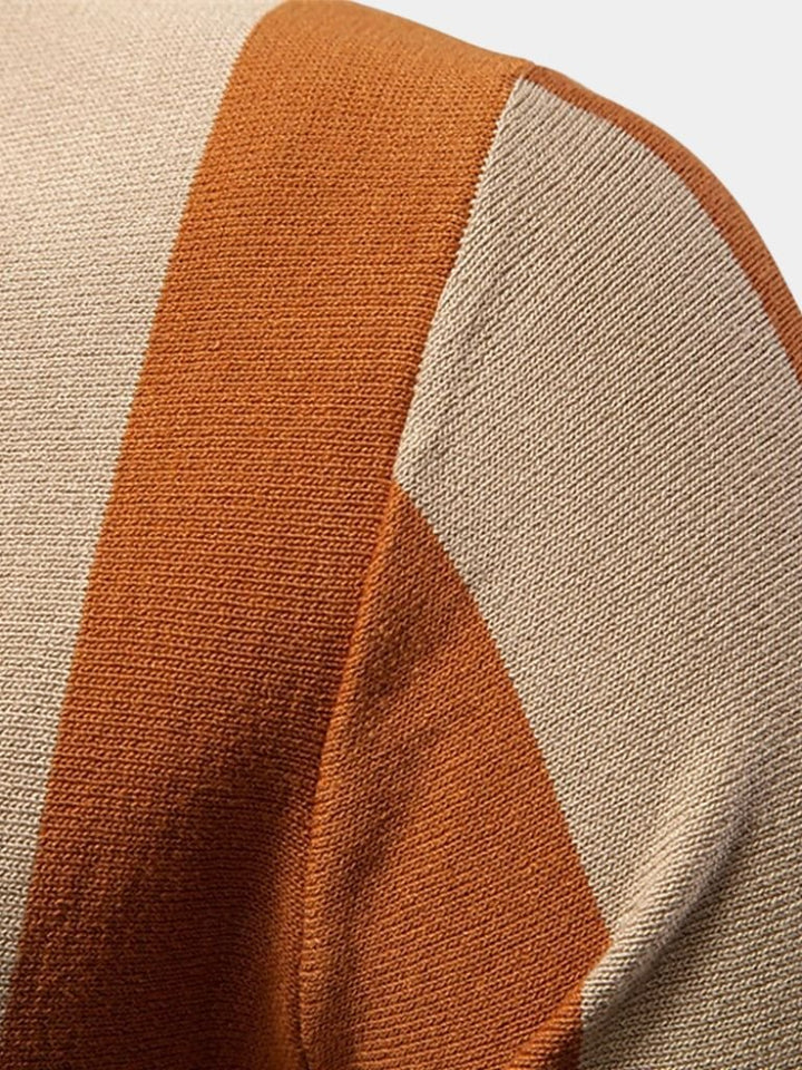 Navy Striped Polo - Palm Beach Boutique