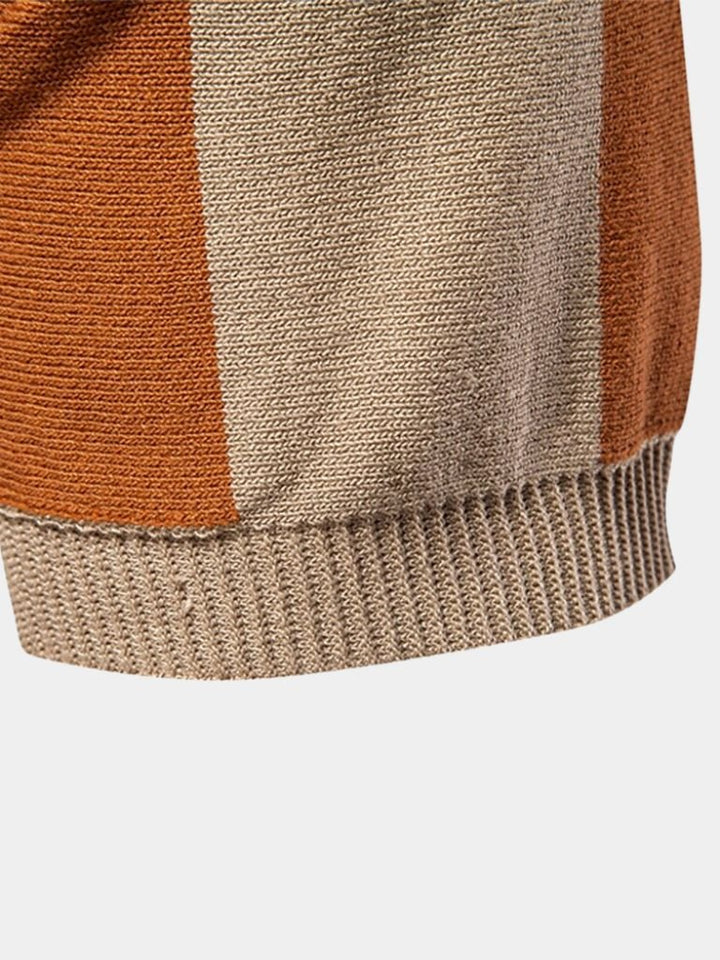 Navy Striped Polo - Palm Beach Boutique