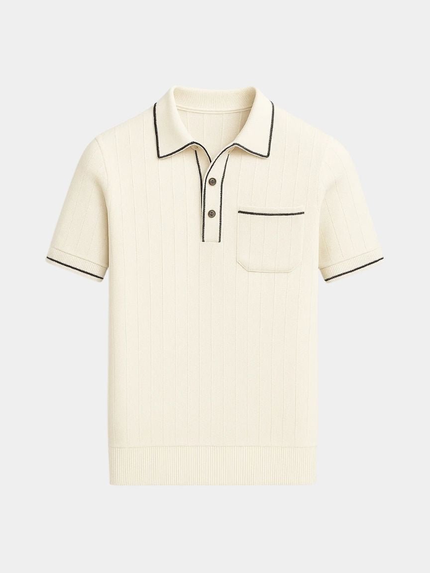 Old Money Knit Polo - Palm Beach Boutique