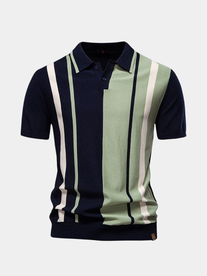 Retro Striped Polo Palm Beach Boutique