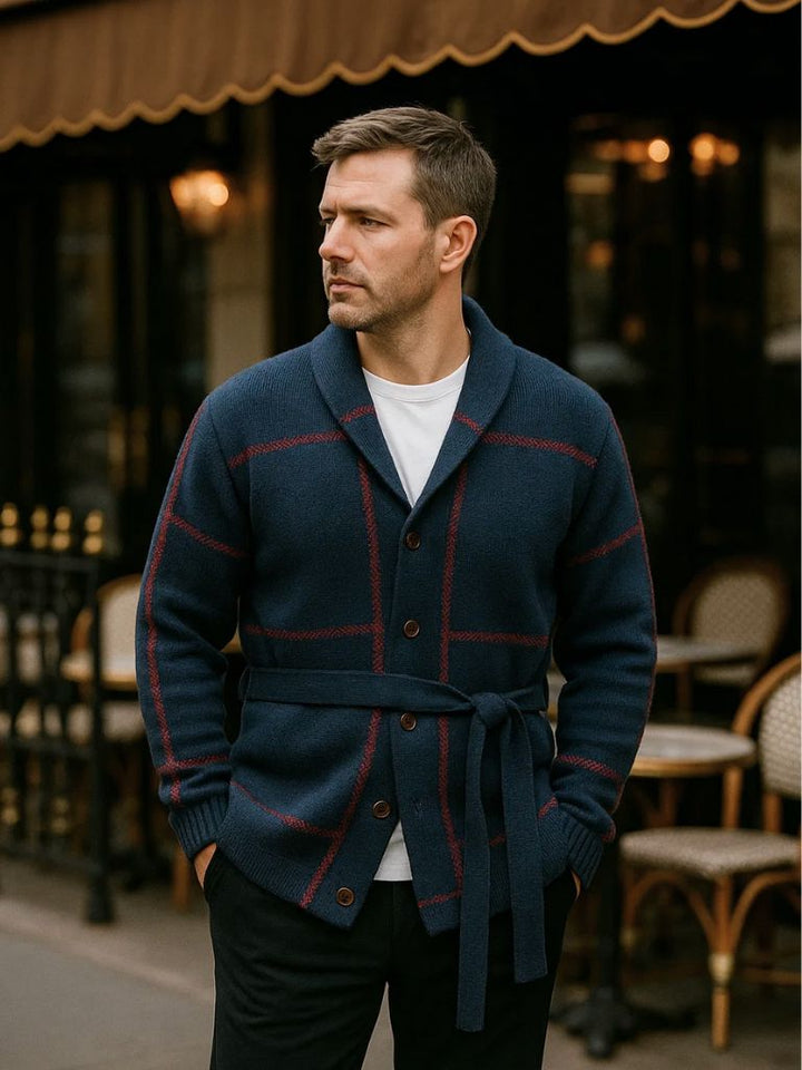 Palm Beach Boutique Rome Knit Coat With Belt
