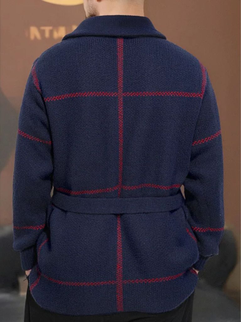 Palm Beach Boutique Rome Knit Coat With Belt
