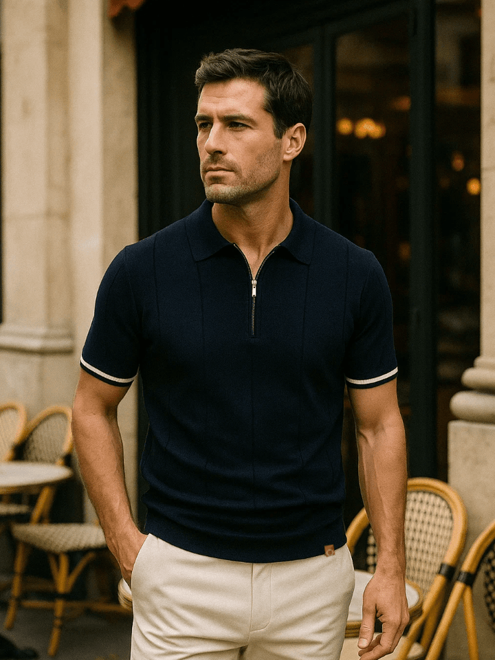 Royal Zip Polo – Palm Beach Boutique