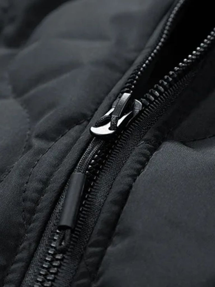 Palm Beach Boutique Padded Sherpa Sleeve Bomber Jacket