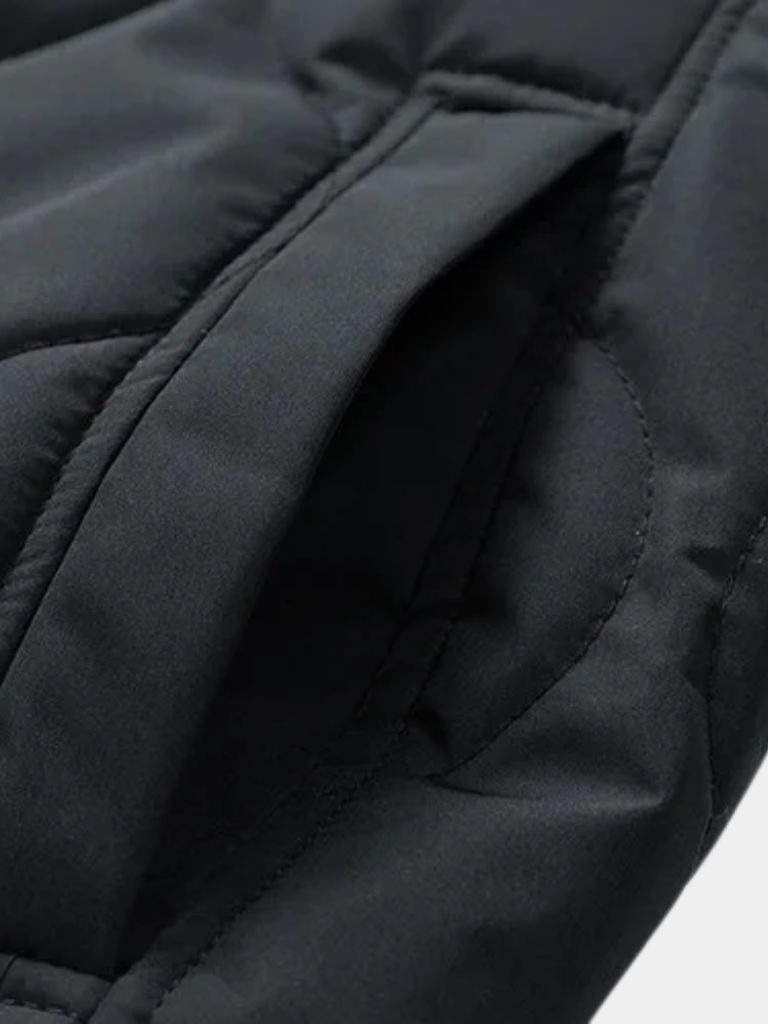 Palm Beach Boutique Padded Sherpa Sleeve Bomber Jacket