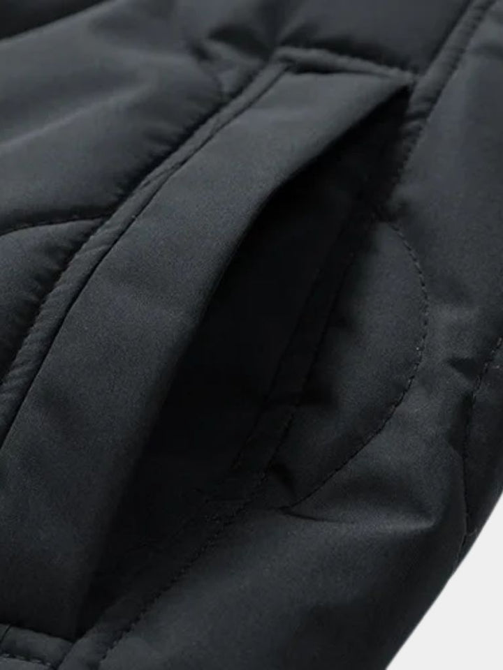Palm Beach Boutique Padded Sherpa Sleeve Bomber Jacket