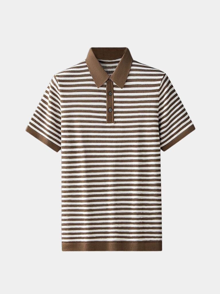 Classic Striped Polo - Palm Beach Boutique