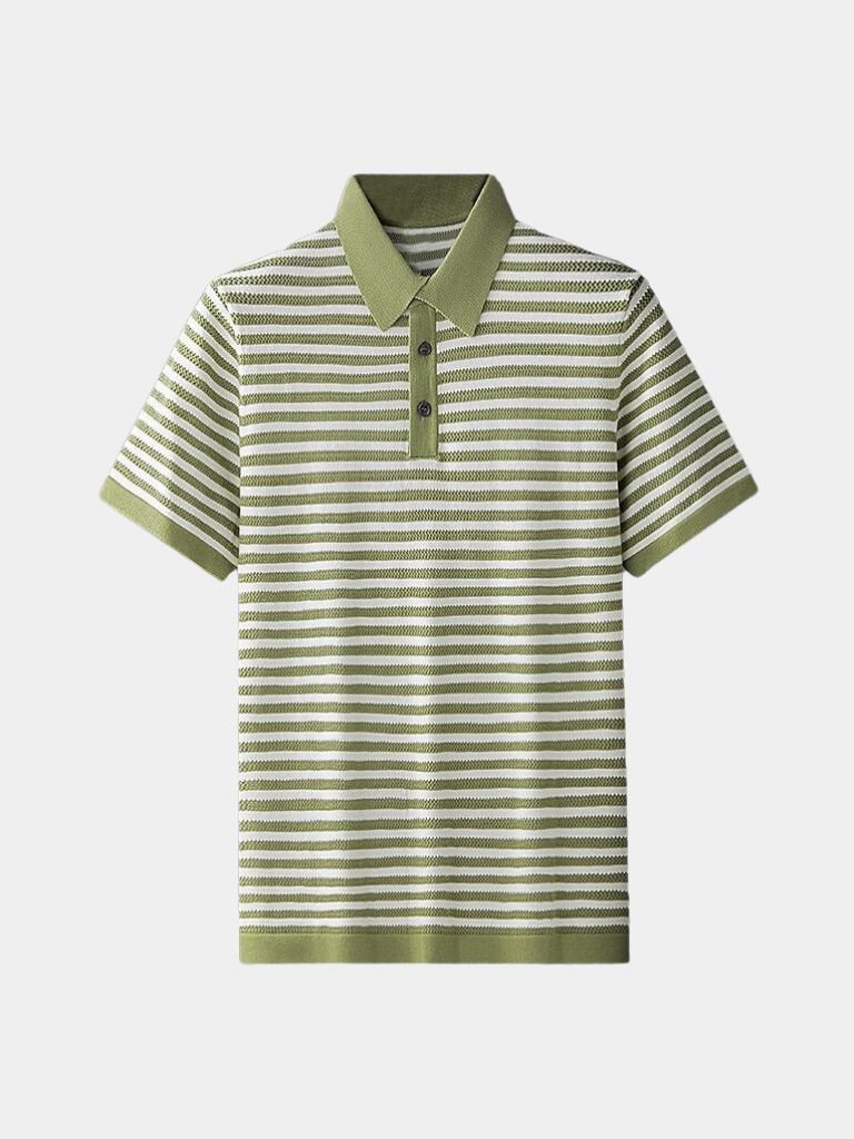 Classic Striped Polo - Palm Beach Boutique