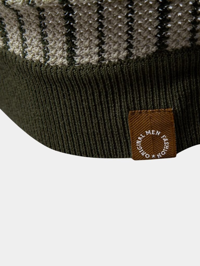 Striped Knit Polo - Palm Beach Boutique