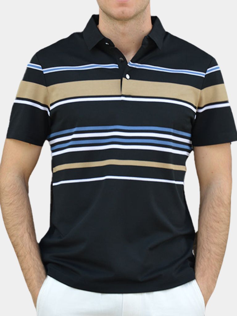 Sunset Striped Polo Palm Beach Boutique