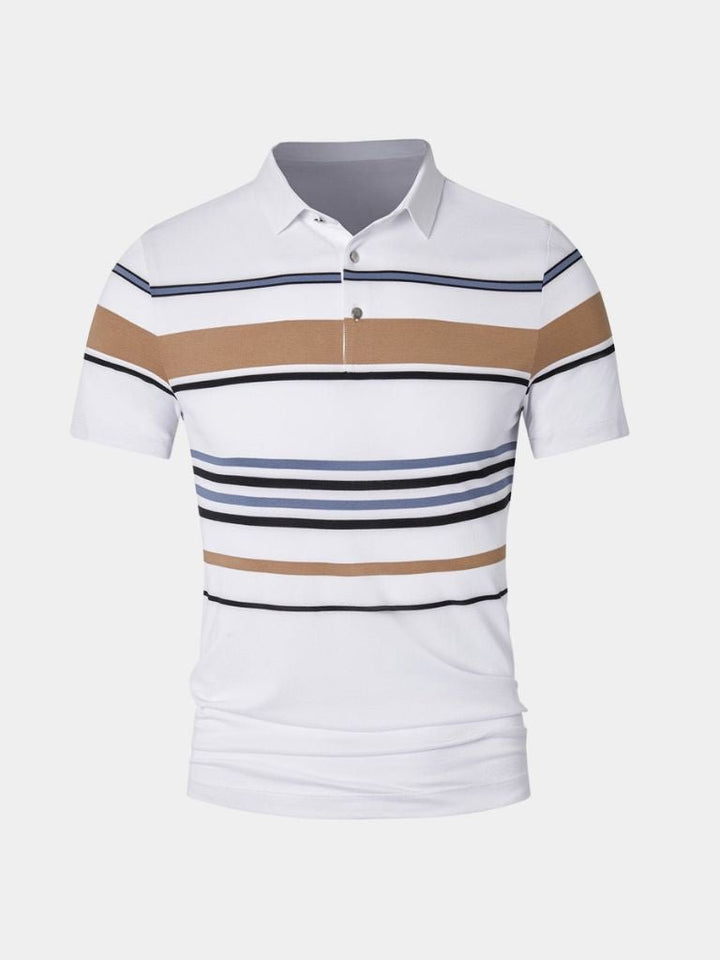 Sunset Striped Polo Palm Beach Boutique