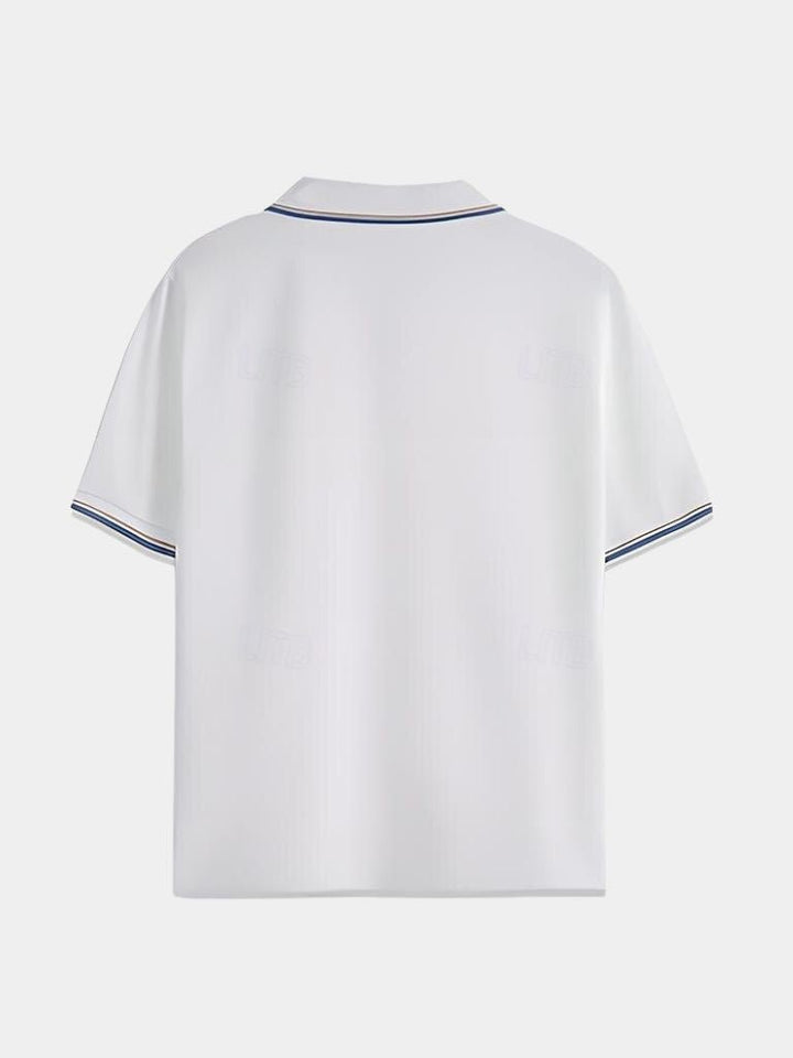 Timeless Black V-Neck Polo - Palm Beach Boutique