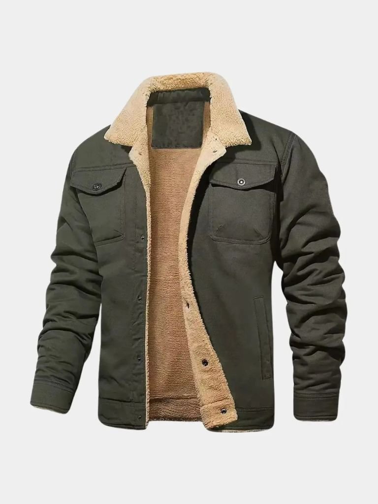 Retro Fleece Bomber Jacket - Palm Beach Boutique