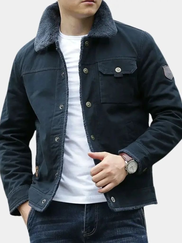 Retro Military Aviator Jacket - Palm Beach Boutique