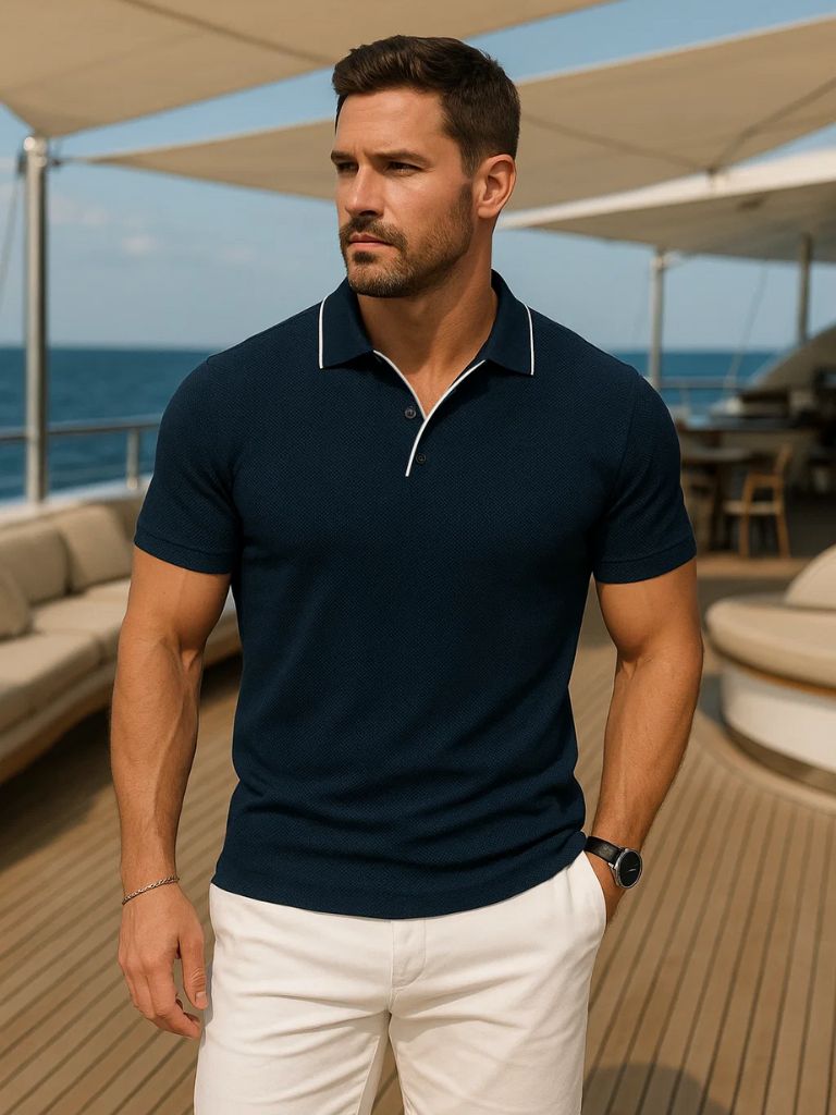 Volt Blue Polo – Palm Beach Boutique